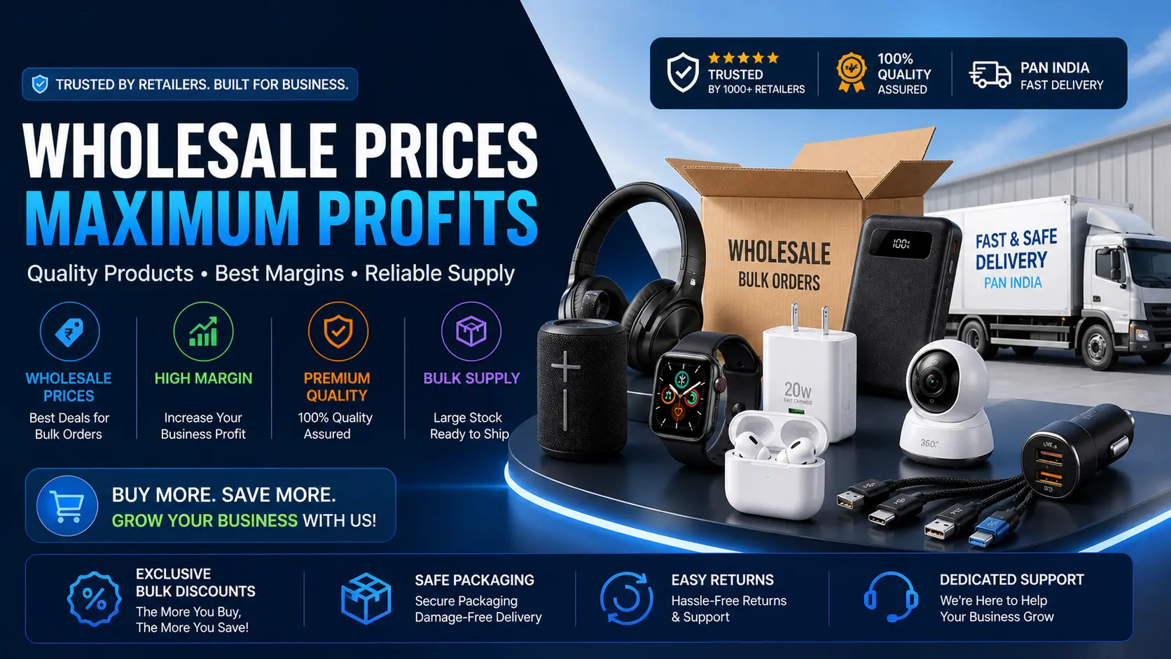 Wholesale prices, maximum profits — trusted by retailers